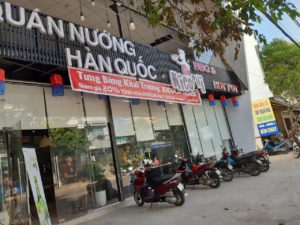 Thi công màn cuốn trơn tại quán nướng Hàn Quốc KICOCHI – Đường Nguyễn Công Phương, thành phố Quảng Ngãi